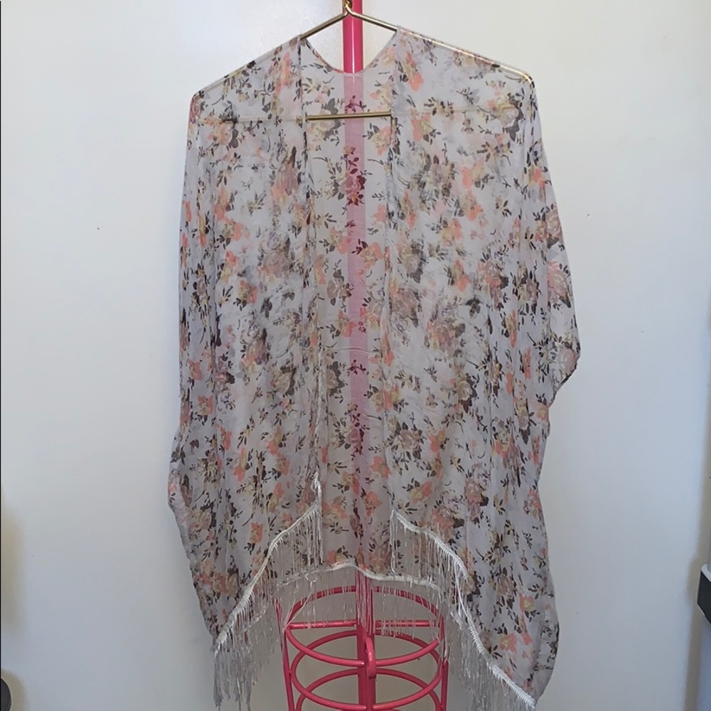 Floral Beach Coverup